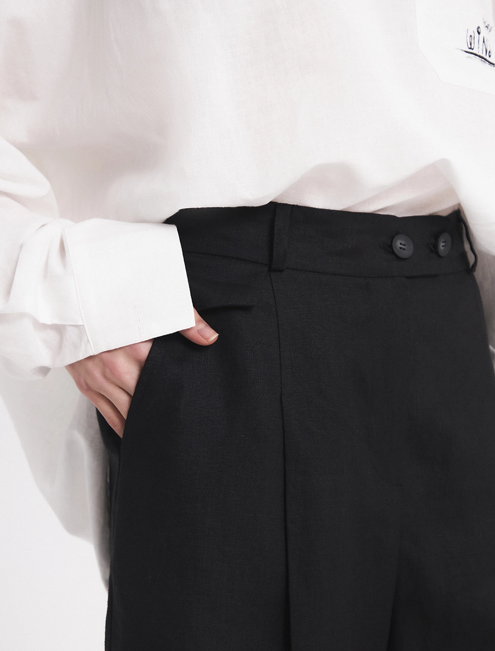 Шорты женские 2500-1803-12 лен Hass