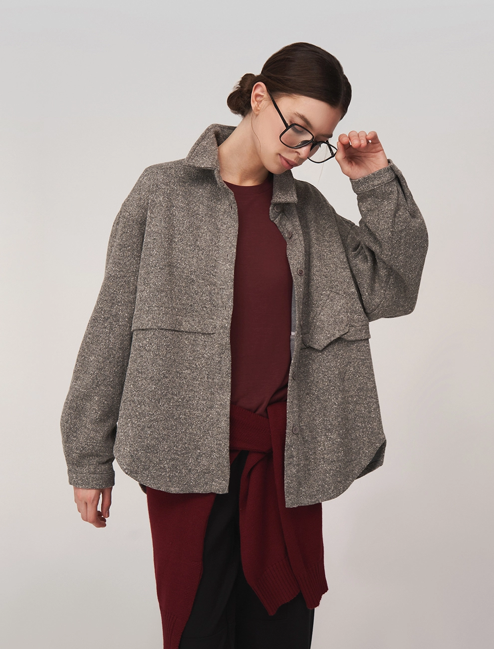 Рубашка женская 2526-1409-09 хлопок Hass