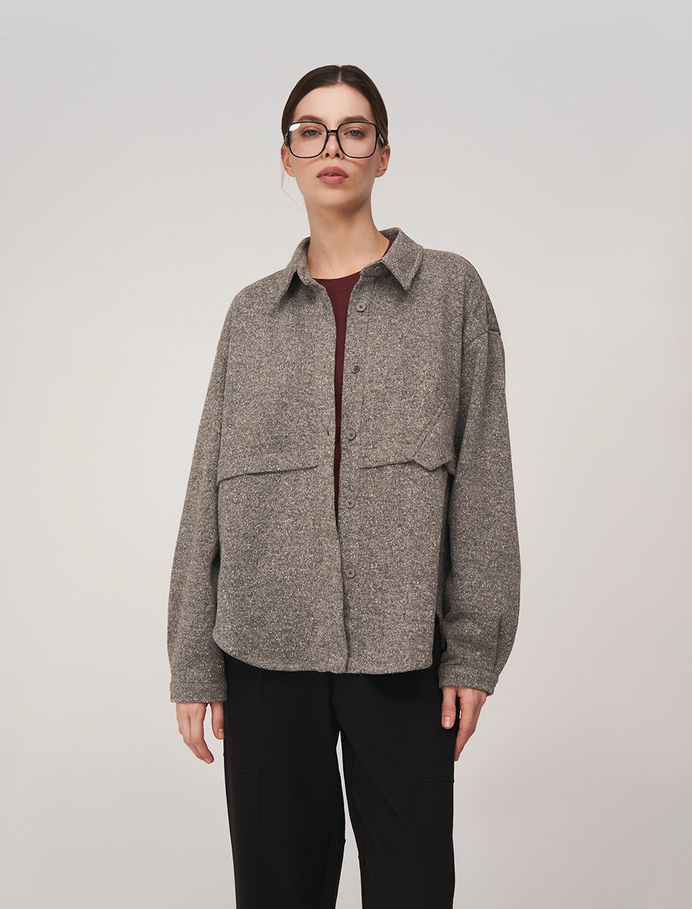 Рубашка женская 2526-1409-09 хлопок Hass