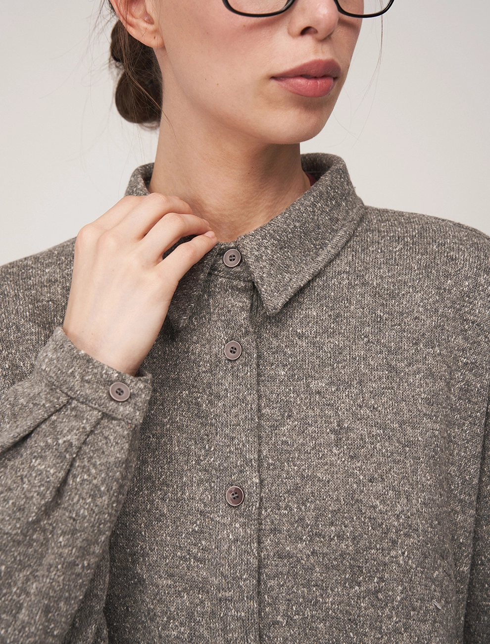 Рубашка женская 2526-1409-09 хлопок Hass