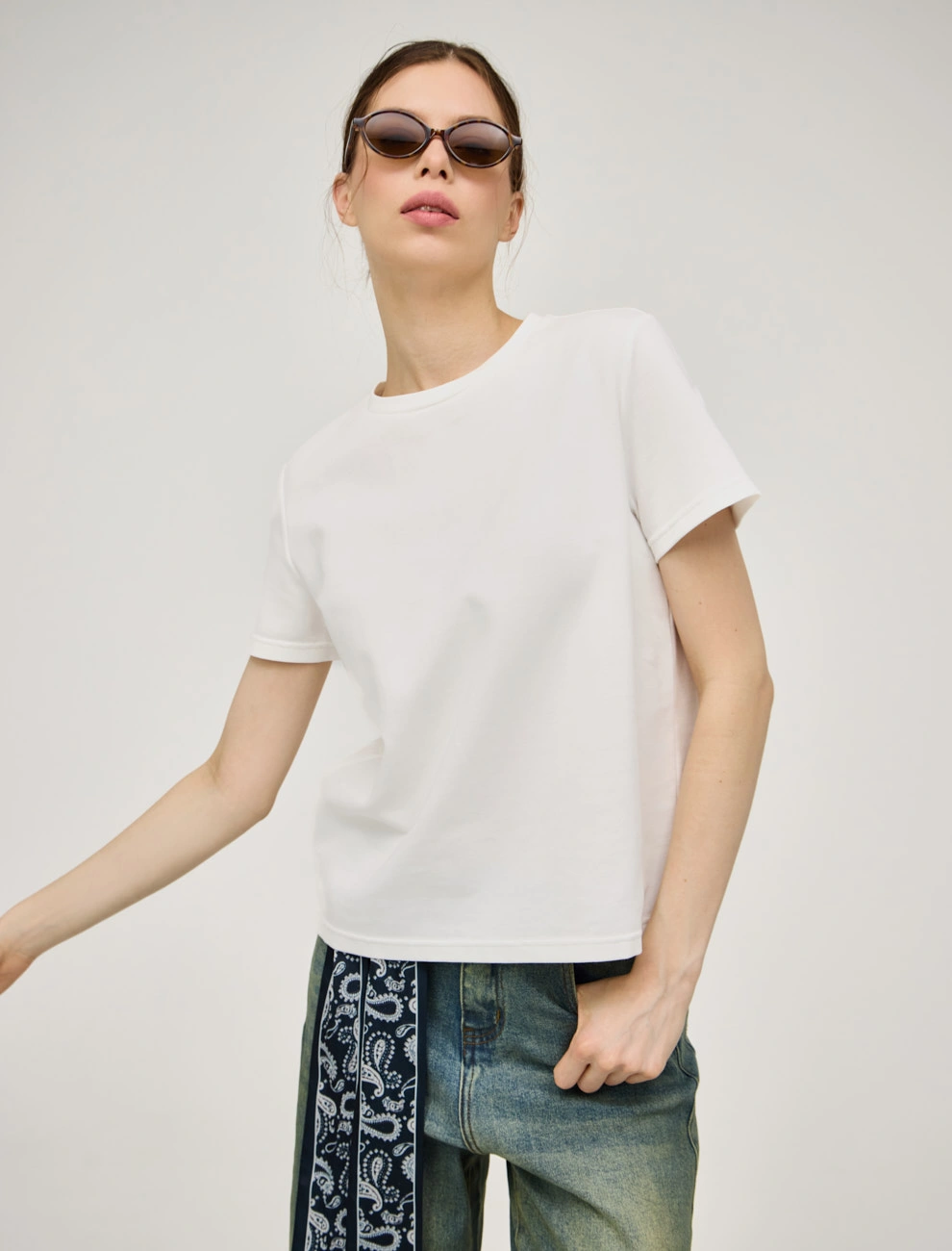 Футболка женская NOS-230201-01 хлопок Hass