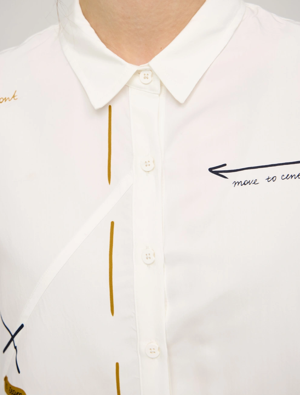 Рубашка женская "Направках" хлопок Hass