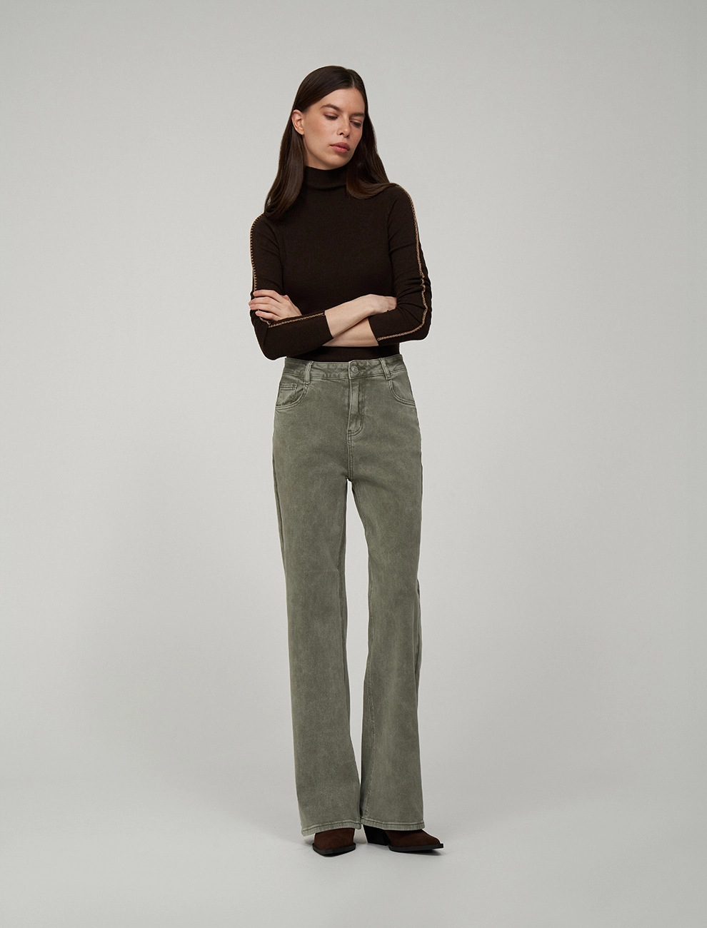 Джинсы женские 2500-0329-04К хлопок Hass