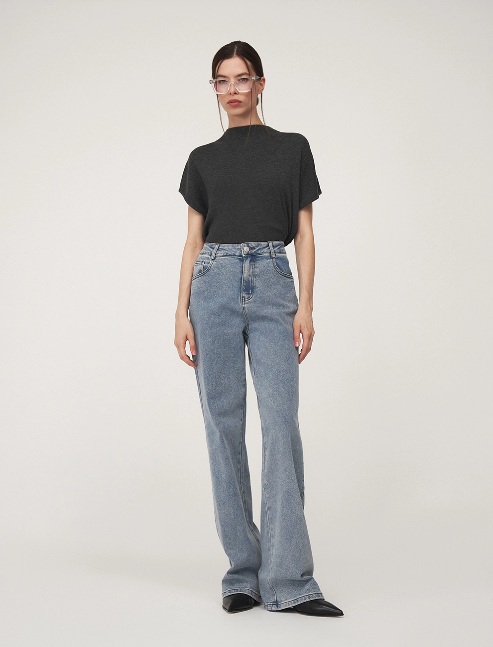 Джинсы женские 2526-0309-10 хлопок