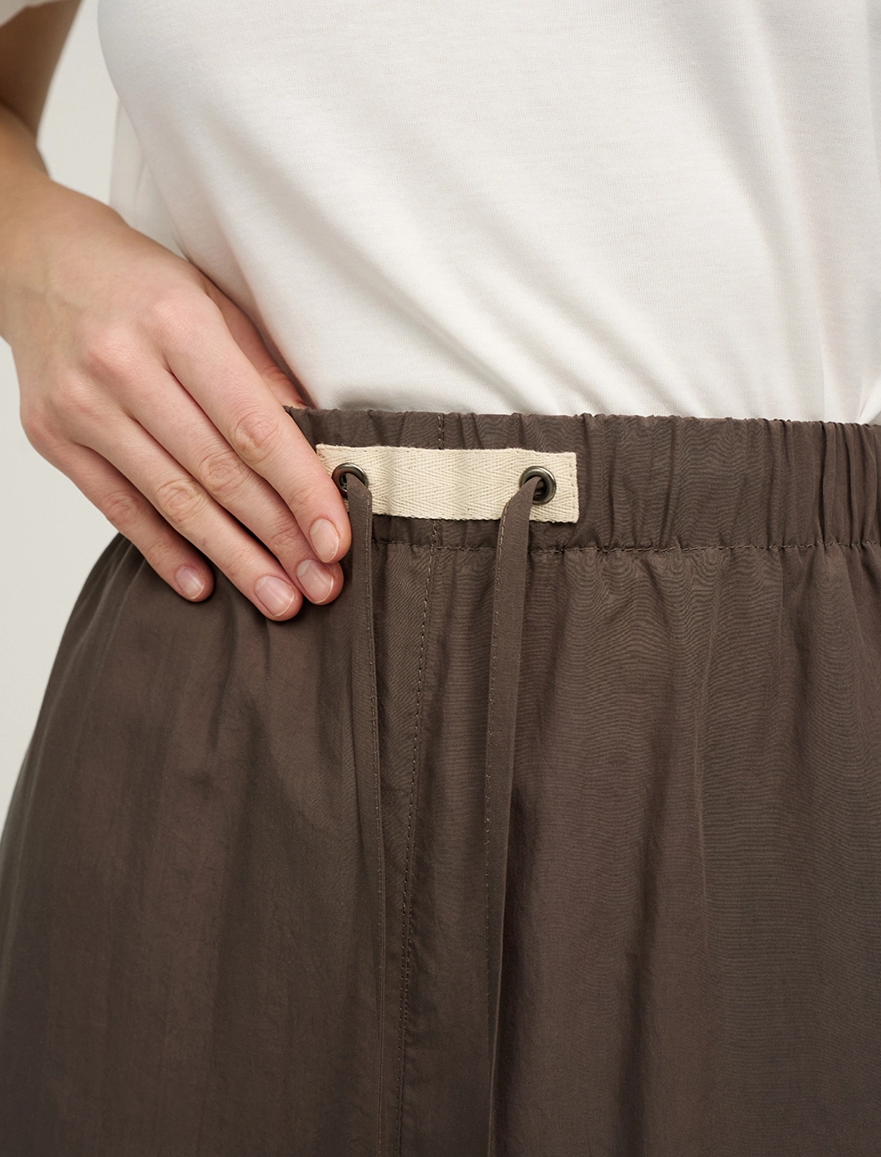 Брюки женские из  тенсела на резинке  Hass