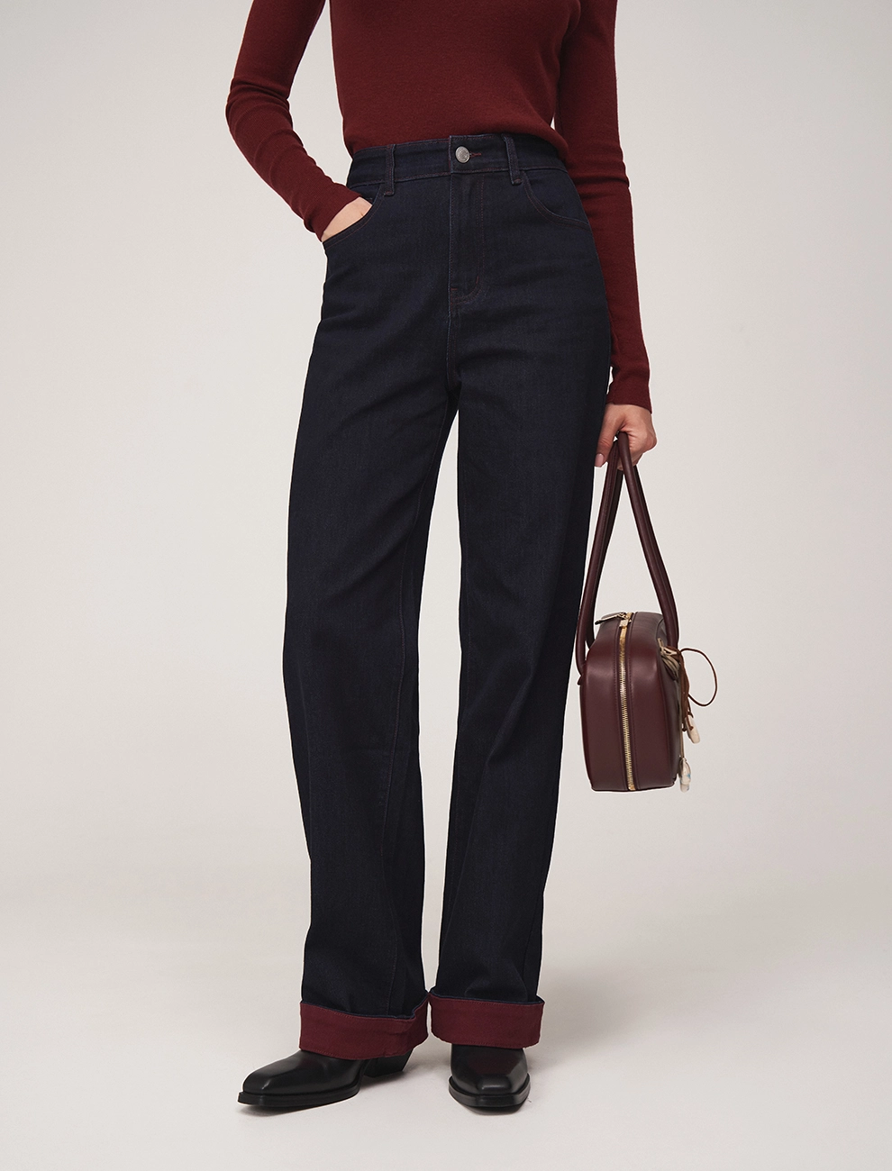 Джинсы женские 2526-0317-10 хлопок Hass