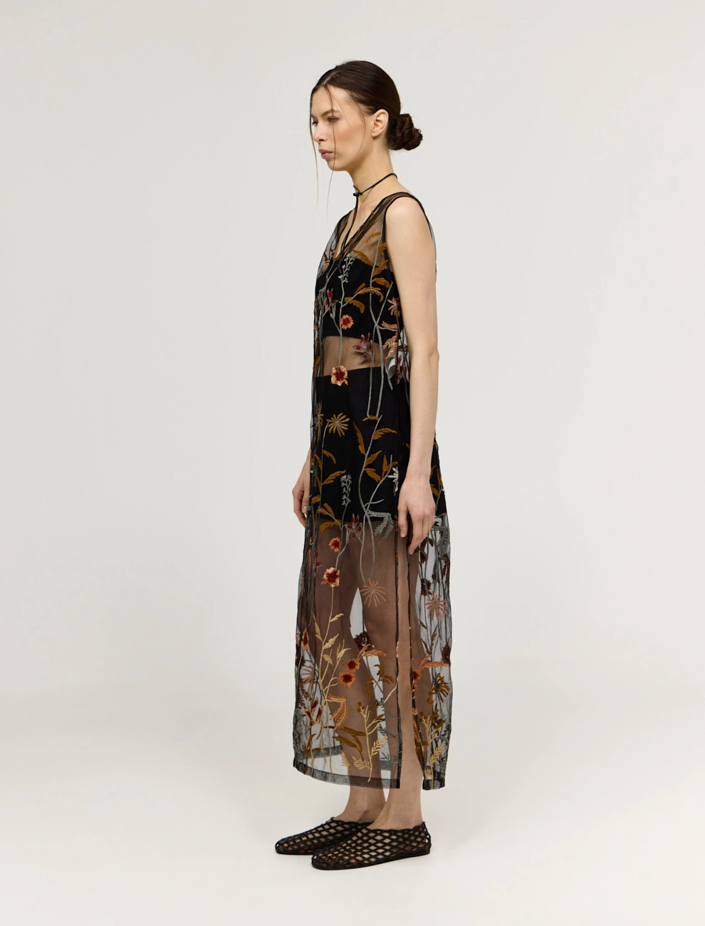 Сарафан женский с вышивкой "Цветы"  Hass