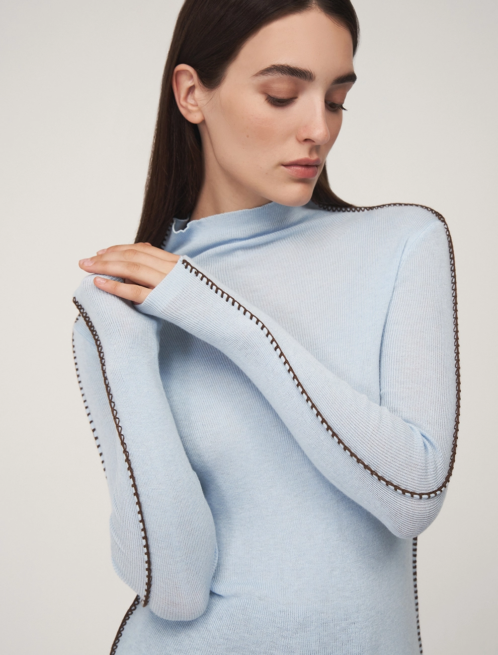 Водолазка женская 2526-0421-10 хлопок Hass