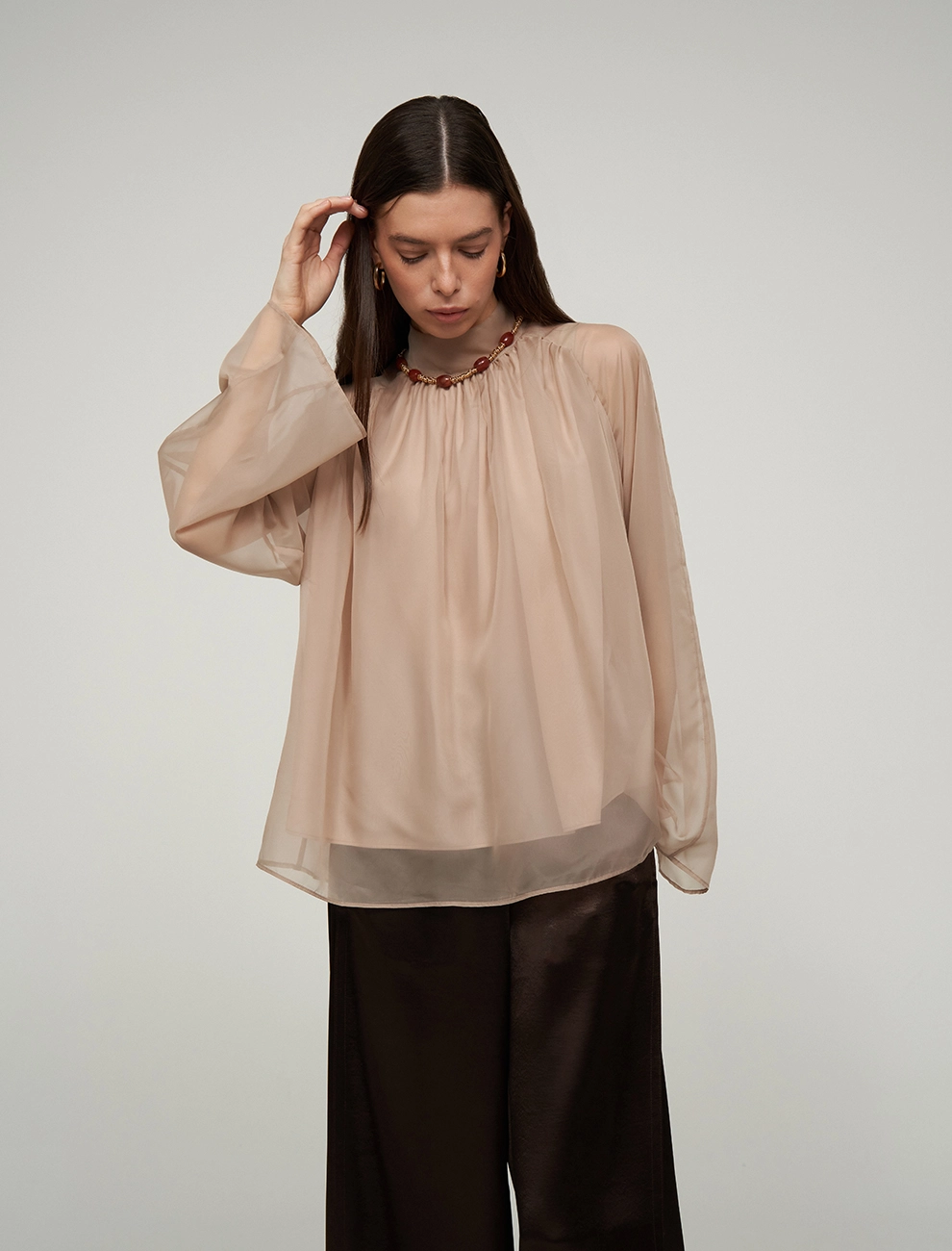 Блузка женская 2526-0105-02 вискоза Hass