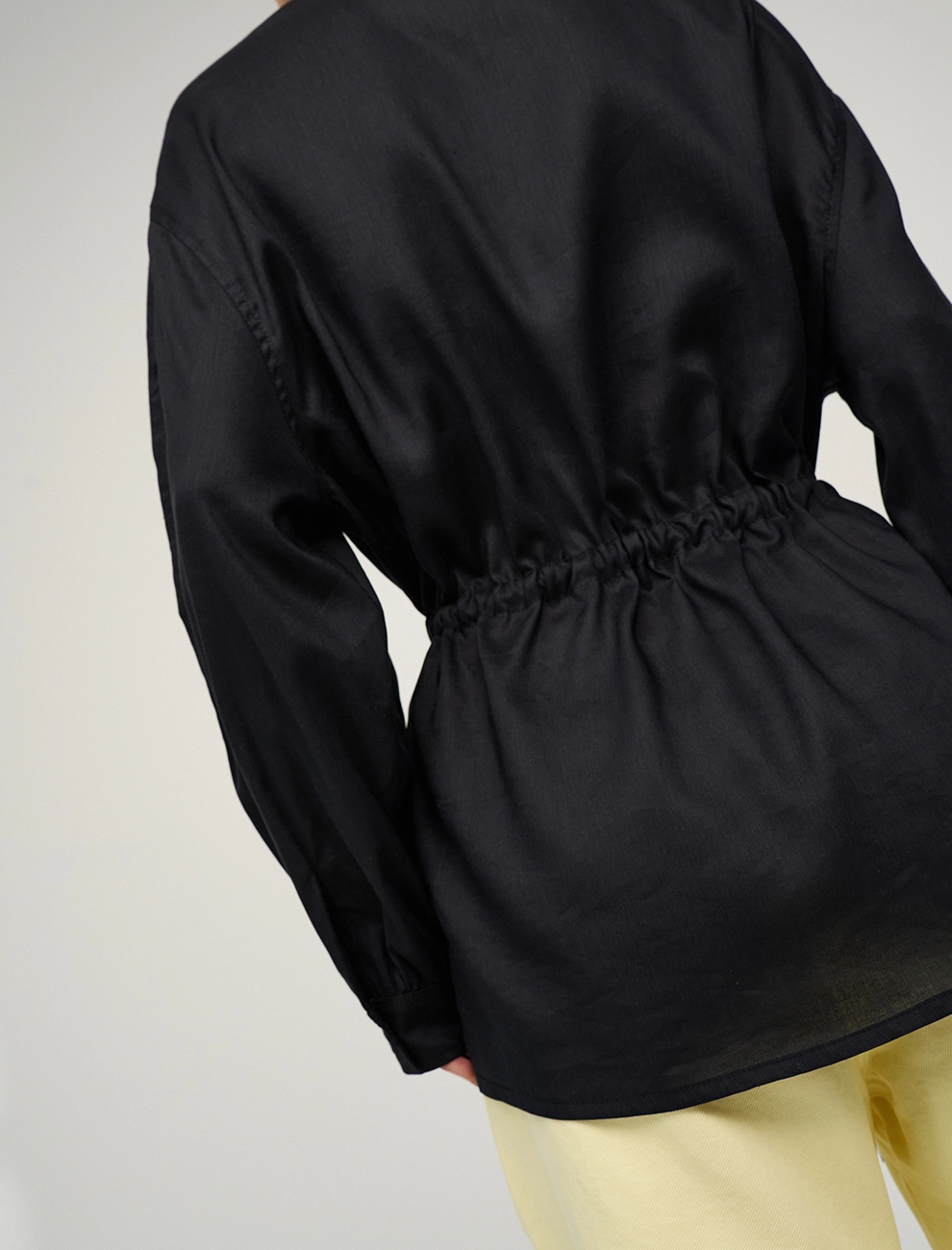 Синяя женская рубашка из крапивы крапива Hass