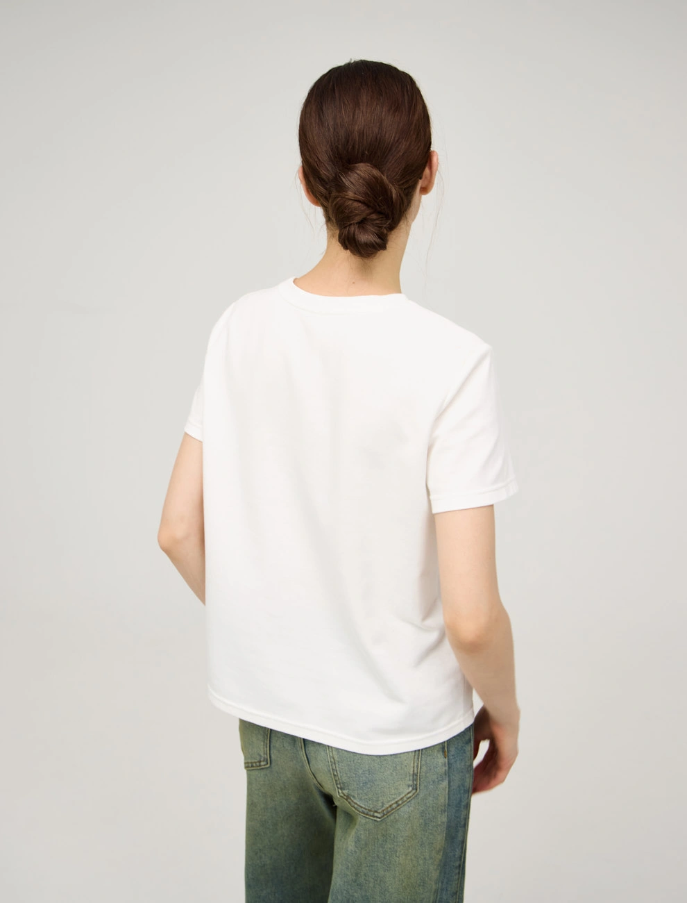 Футболка женская NOS-230201-01 хлопок Hass