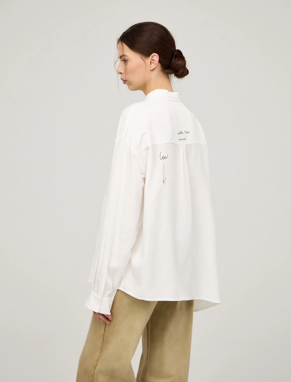 Рубашка женская "Направках" хлопок Hass