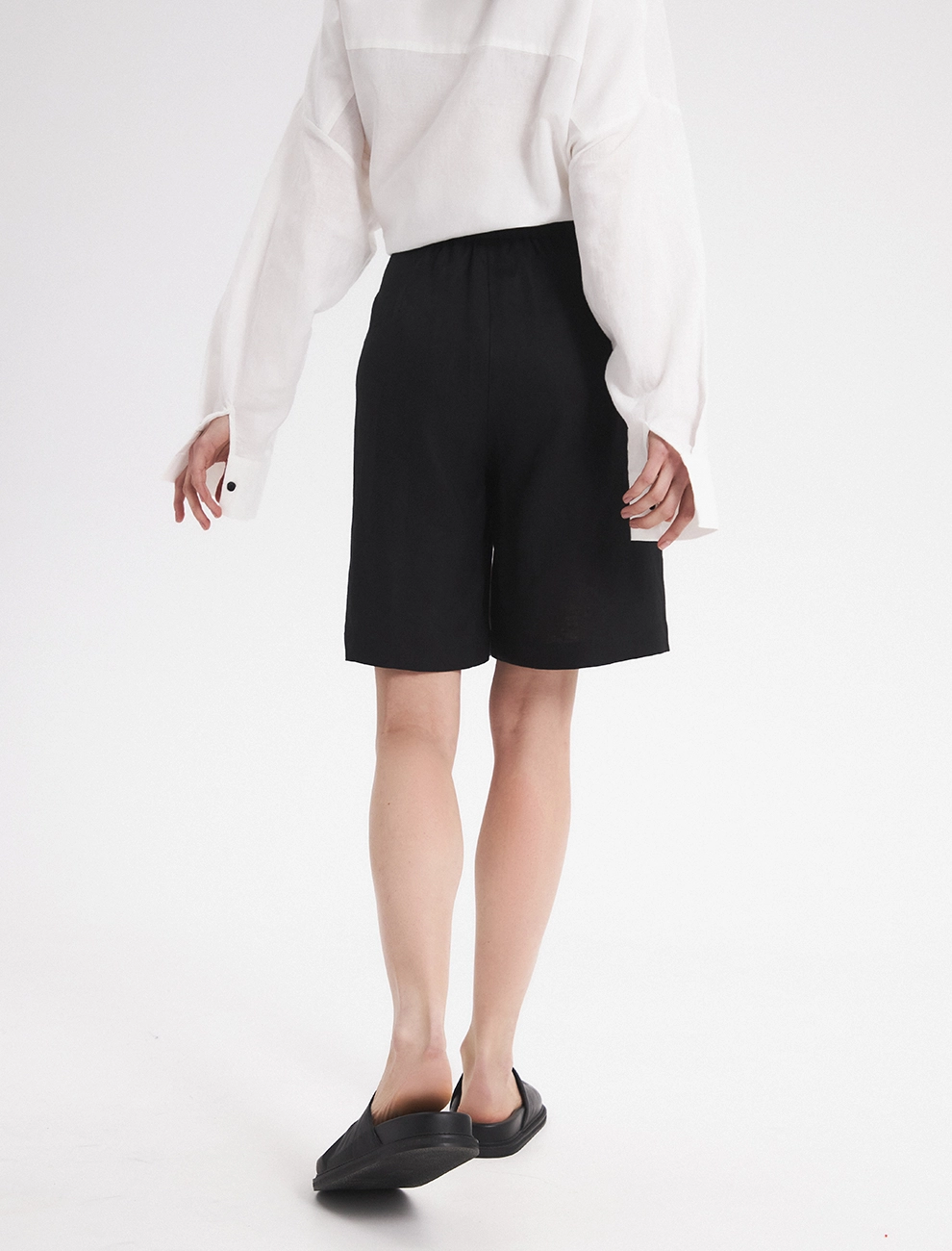 Шорты женские 2500-1803-12 лен Hass