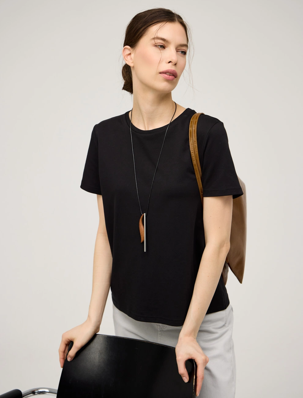 Футболка женская NOS-230201-12 хлопок