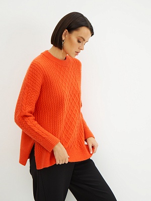 Джемпер женский 2324-0442-07 хлопок, шерсть Hass