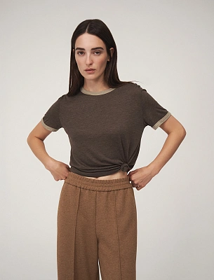 Футболка женская 2526-0202-05 хлопок Hass