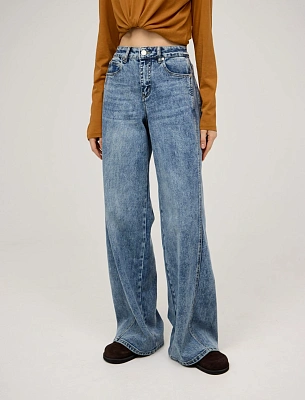 Джинсы женские с переведенными швами хлопок Hass