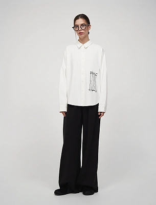 Рубашка женская 2526-1416-01 хлопок Hass