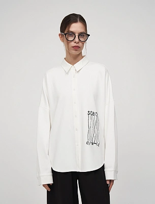 Рубашка женская 2526-1416-01 хлопок Hass