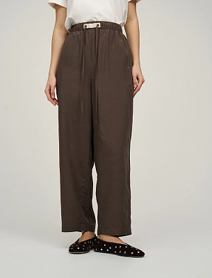 Брюки женские из  тенсела на резинке  Hass