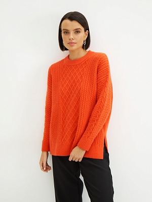 Джемпер женский 2324-0442-07 хлопок, шерсть Hass