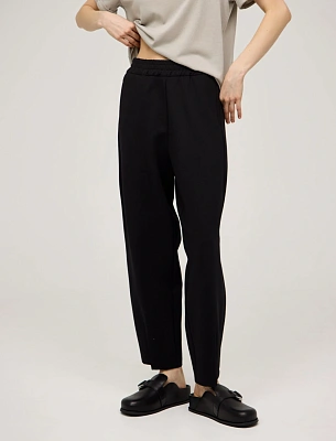 Черные женские зауженные брюки хлопок Hass